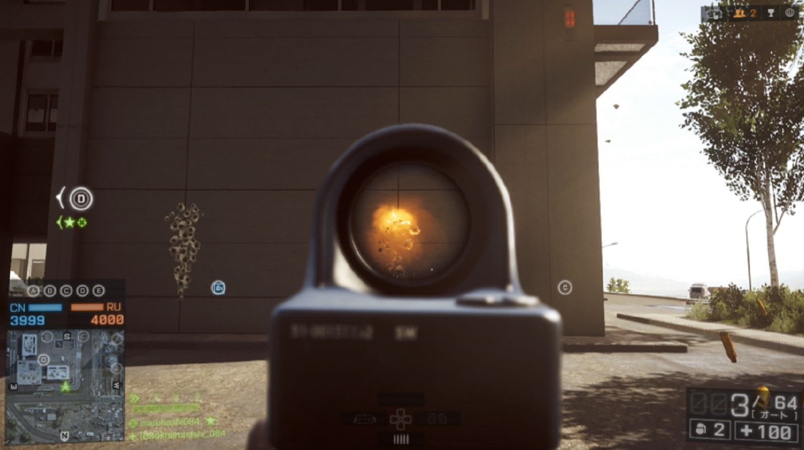 Bf4 標準バレルとフラッシュハイダーでは弾のバラけ方は同じか ゲーム攻略のまるはし