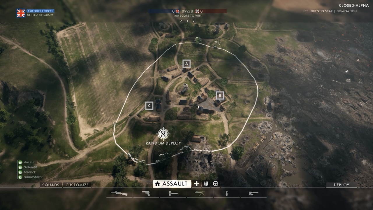 Карта бф 1 мир