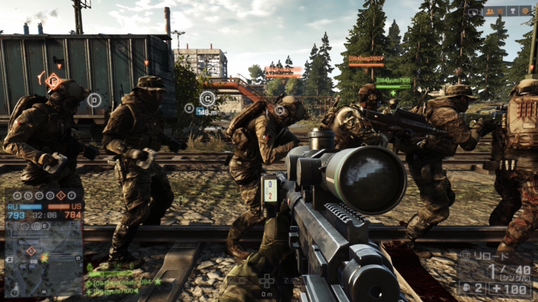 Battlefield 4 スナイパーライフルは何人まで貫通して敵を倒すことができるか ゲーム攻略のまるはし