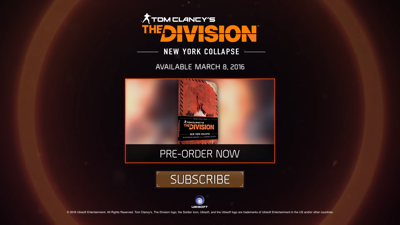 Division ディビジョン ニューヨーク崩壊サバイバルガイド 攻略本 トレーラー公開 ゲーム攻略のまるはし