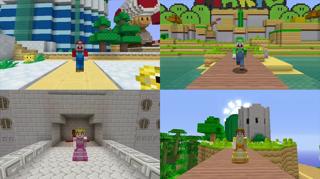 Wiiu版 マインクラフト にマリオスキンが登場 ゲーム攻略のまるはし