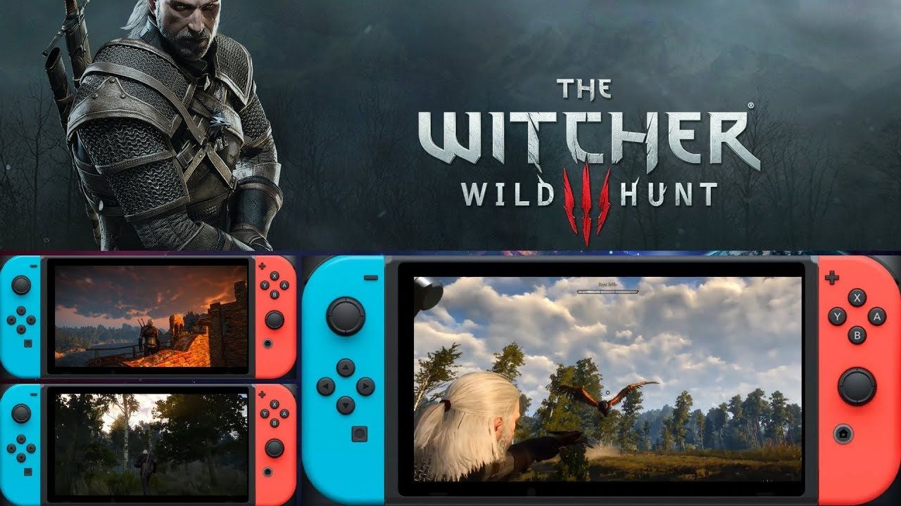 スイッチ版ウィッチャー3の解像度は540p、720p ファイルサイズは