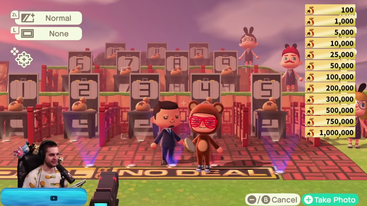 あつまれどうぶつの森で高額賞金をかけるゲームショー ディール オア ノー ディール を再現 ゲーム攻略のまるはし あつまれどうぶつの森で高額賞金をかけるゲームショー ディール オア ノー ディール を再現 ゲーム攻略のまるはし