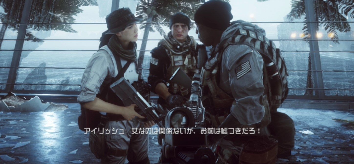 Battlefield 4 無駄撃ちしまくるガンナーハンナを引き連れて