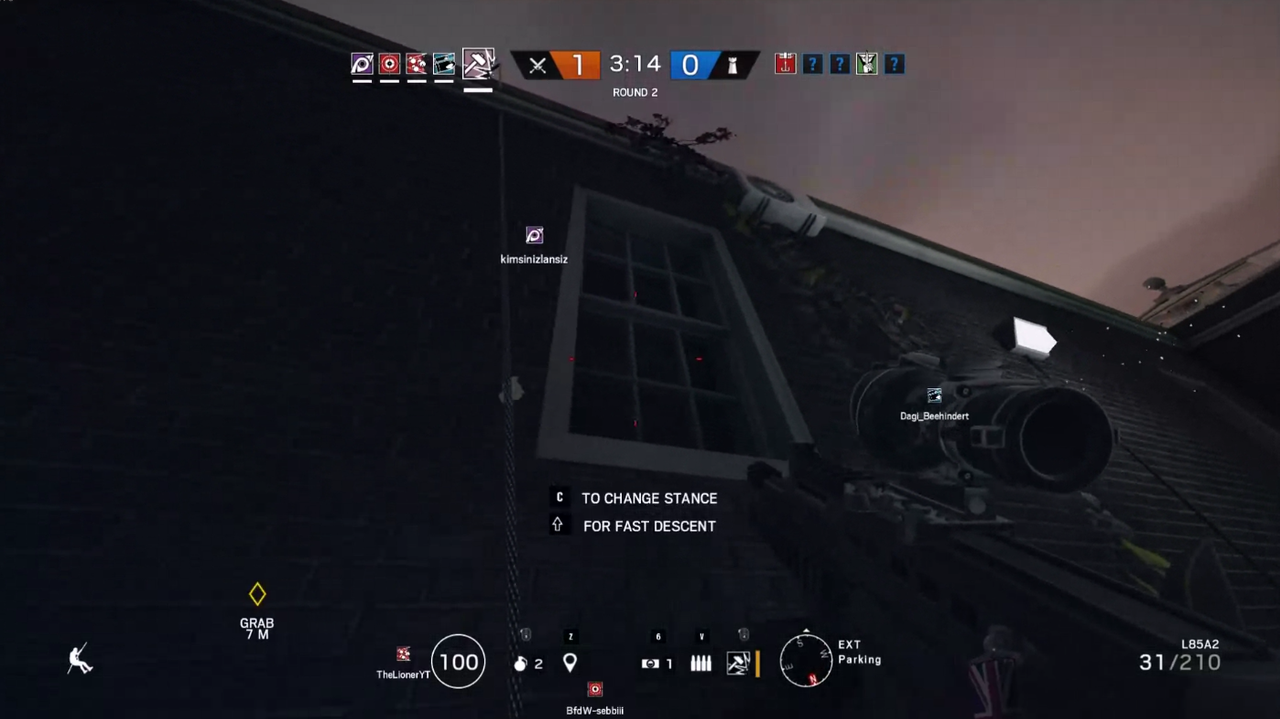 R6s レインボーシックスシージ 窓越しにクロスヘアの色で敵がいるかいないかがわかる ゲーム攻略のまるはし