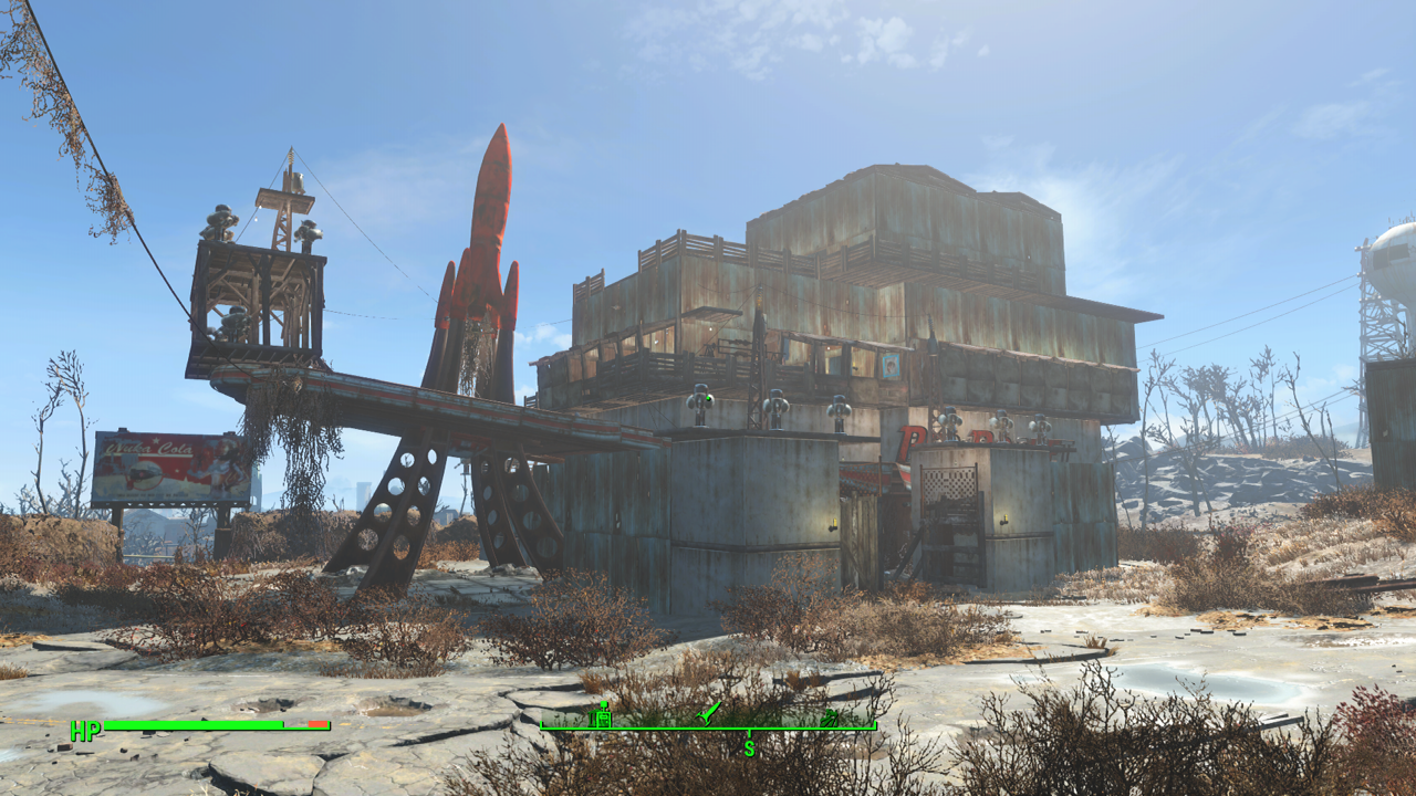 Fallout4 みんなの居住地 砦風の レッドロケットトラックストップ ゲーム攻略のまるはし