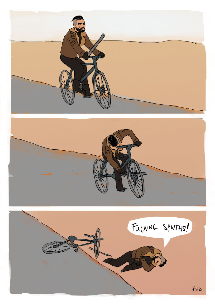 Fallout4】これがBOSのボス『エルダー・マクソン』だ！（3コママンガ 