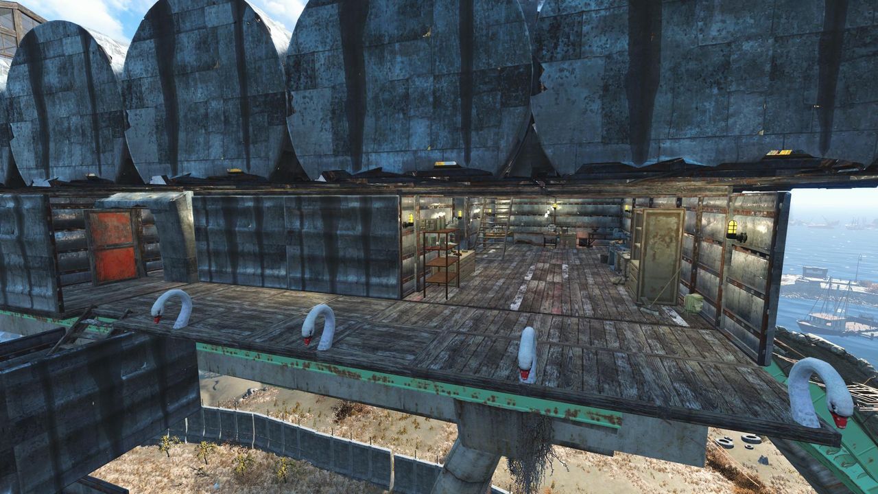 Fallout4 高速道路に建てられた巨大要塞にロマンを感じる ゲーム攻略のまるはし