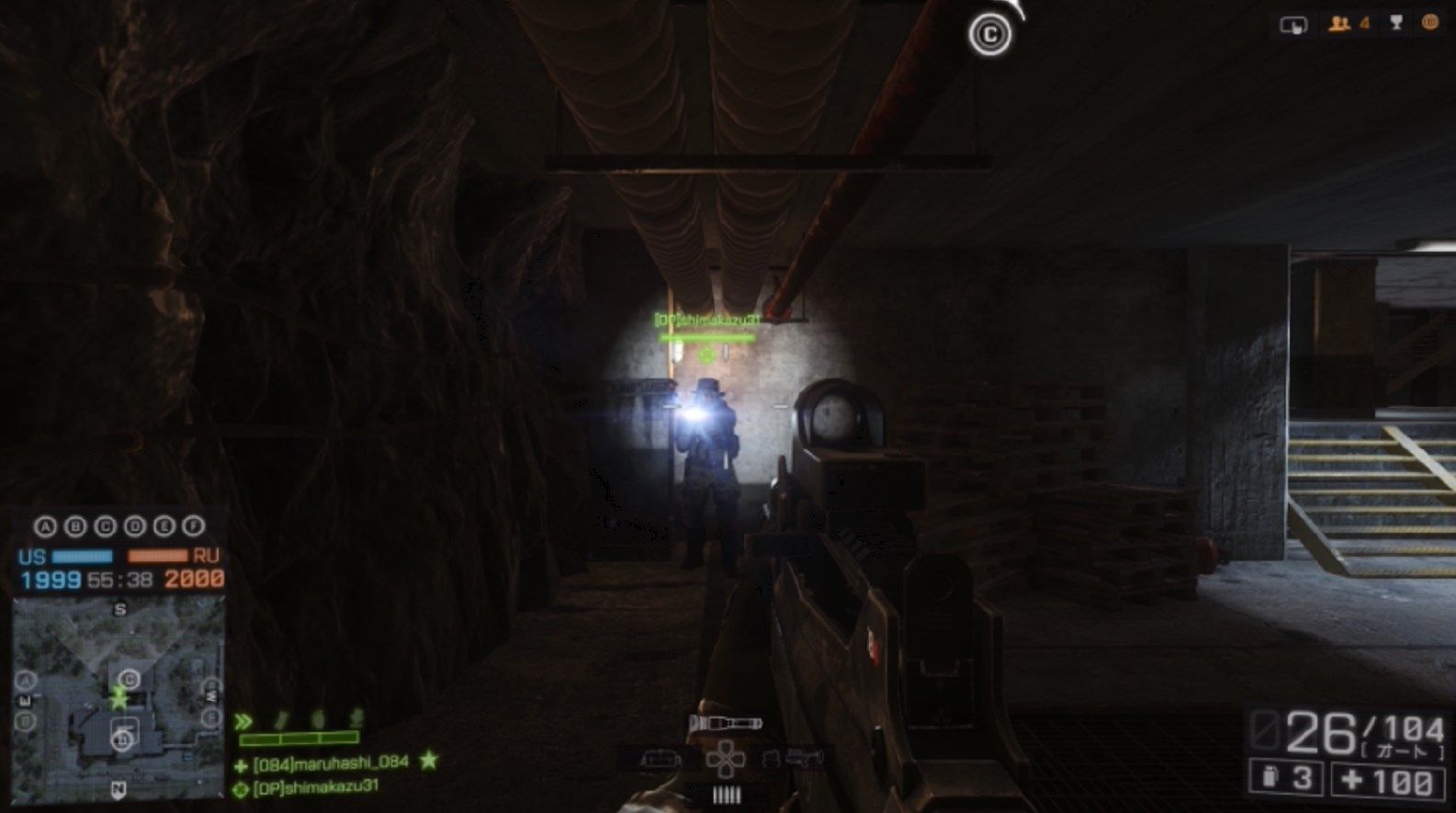 Battlefield 4 レーザーサイトやフラッシュライトなどは敵から見たらどうなるのかまとめてみた ゲーム攻略のまるはし
