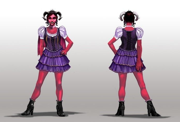 セインツロウ シリーズ新作 Saints Row Gat Out Of Hell のサタンや娘のイザベルらのコンセプトアートが公開されたよ ゲーム攻略のまるはし