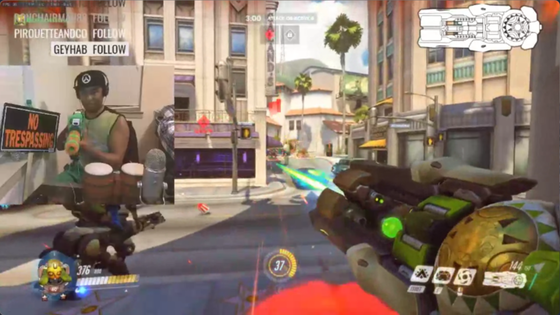 オーバーウォッチ 身の回りの色々な物でオリーサを操るプレイヤー ゲーム攻略のまるはし