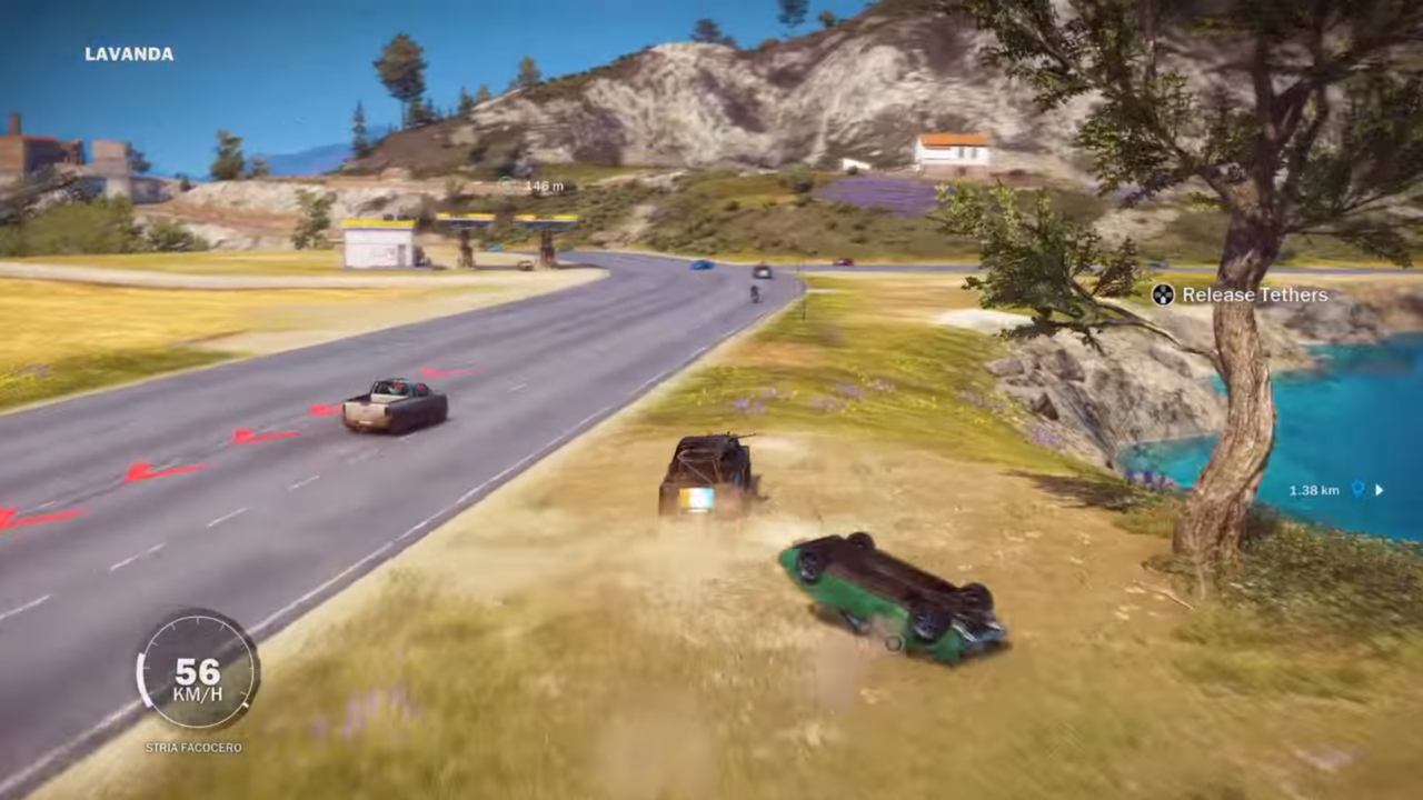 ジャストコーズ3 模範的な突発イベントエンカウンター ガソリン切り ゲーム攻略のまるはし