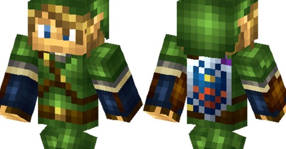 link-minecraft-skin-header