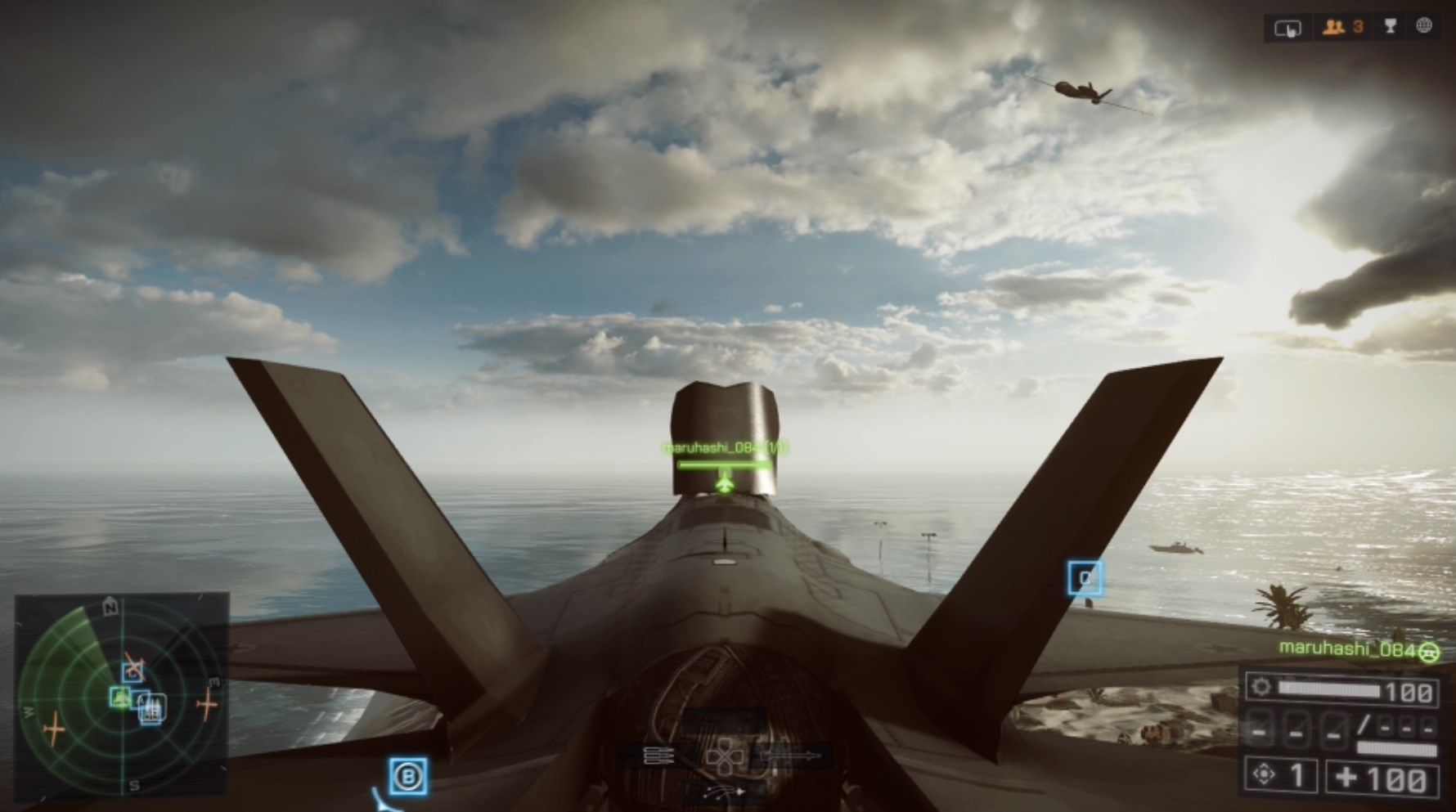 Battlefield 4 ステルス機 F 35 でホバリングしてみたｗｗｗ ゲーム攻略のまるはし