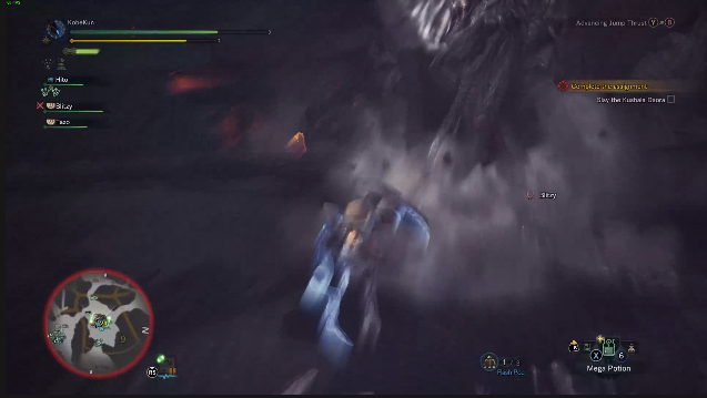 Mhw クシャルダオラを地上で突いて乗りに移行するハンター ゲーム攻略のまるはし