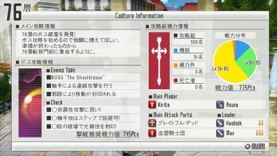 SAO ホロウ・フラグメント 階層攻略03