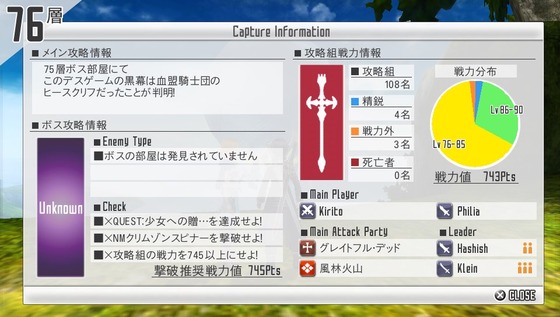 SAO ホロウ・フラグメント 11