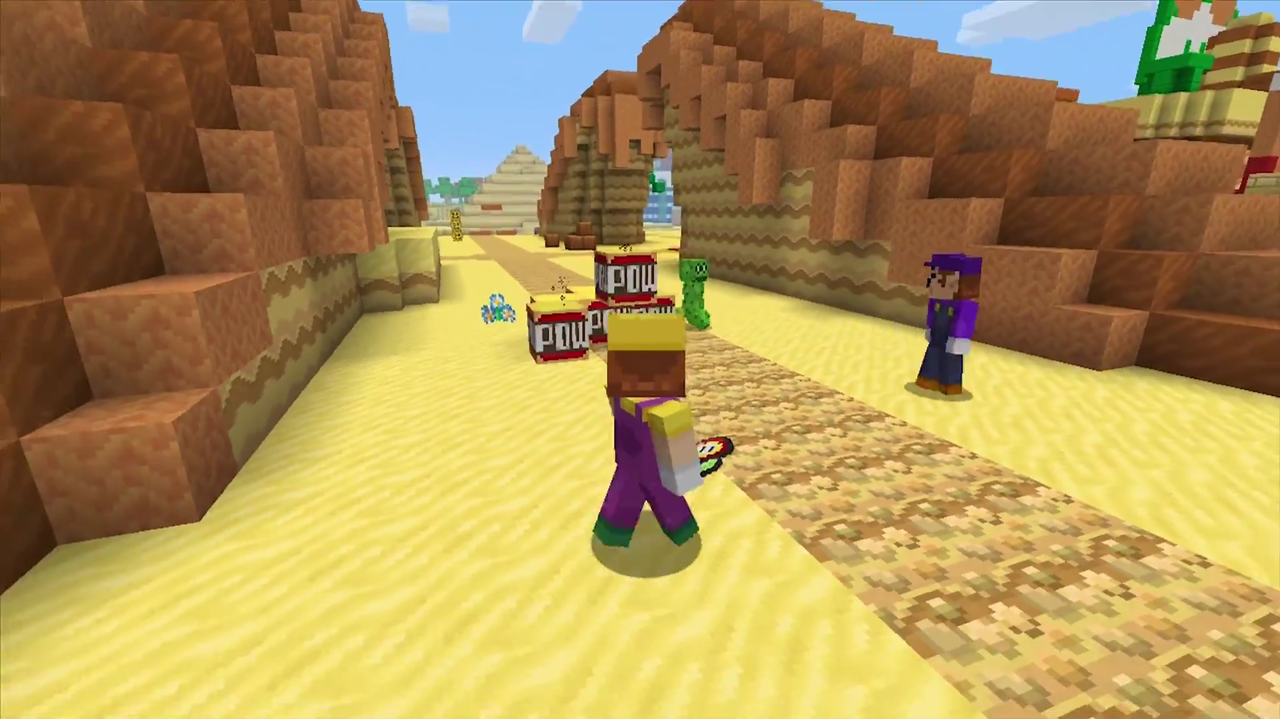 Wiiu版 マインクラフト にマリオスキンが登場 ゲーム攻略のまるはし