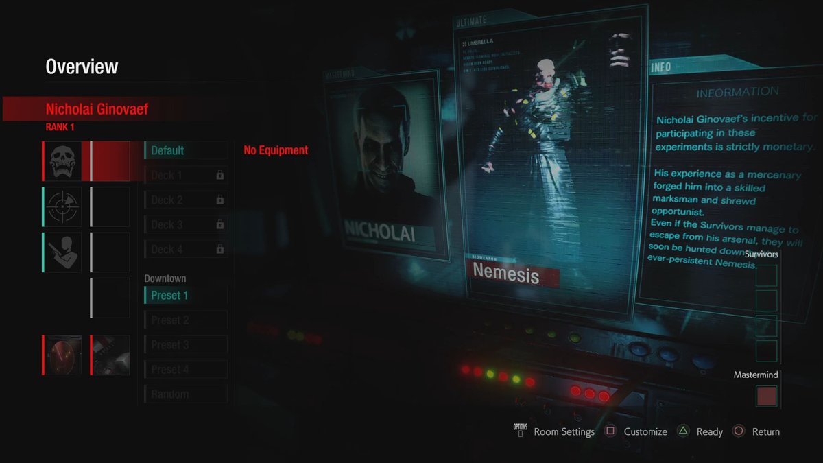 バイオハザードre3 レジスタンスに新マスターマインド ニコライ ジノビエフ が追加 専用b O W として ネメシス を使用 ゲーム攻略のまるはし バイオハザードre3 レジスタンスに新マスターマインド ニコライ ジノビエフ が追加 専用b O W として ネメシス を使用 ゲーム攻略のまるはし