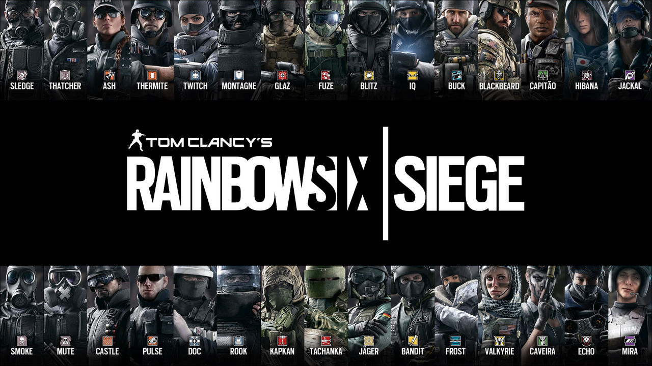 R6s レインボーシックスシージ オペレーター勢揃いの壁紙 ゲーム攻略のまるはし