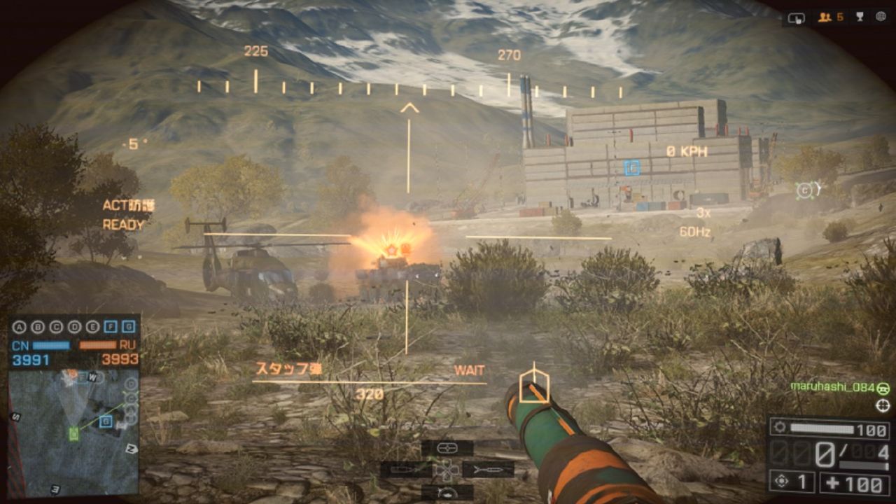 Battlefield 4 スタッフ弾はヘリなど航空機でもトップアタックできるのか ゲーム攻略のまるはし
