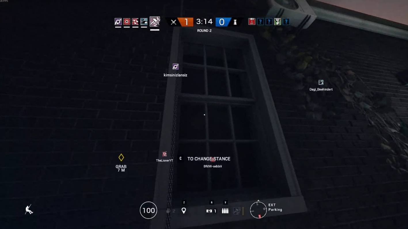 R6s レインボーシックスシージ 窓越しにクロスヘアの色で敵がいるかいないかがわかる ゲーム攻略のまるはし