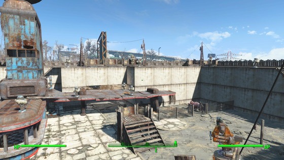 Fallout4 要塞使用のスターライトドライブイン パワーアーマーステーションの完成度が高い ゲーム攻略のまるはし