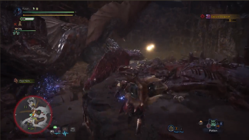 Mhw 疑惑の判定でバゼルギウスに乗るハンター ゲーム攻略のまるはし