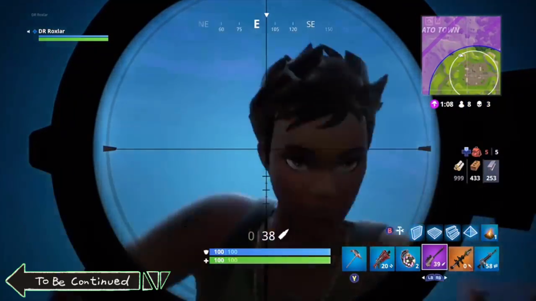 フォートナイト スコープに映る黒い影 弾薬は無し 次回 ゲーム攻略のまるはし