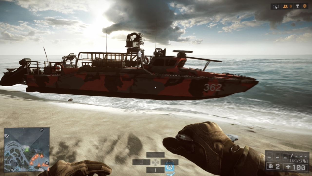 Battlefield 4 高速戦闘艇やpwcを乗り上げたときの対処法 ゲーム攻略のまるはし