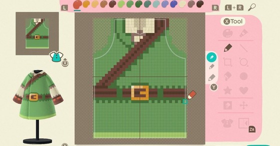 あつまれどうぶつの森 ゼルダの伝説マイデザイン ゼルダやリンクなど