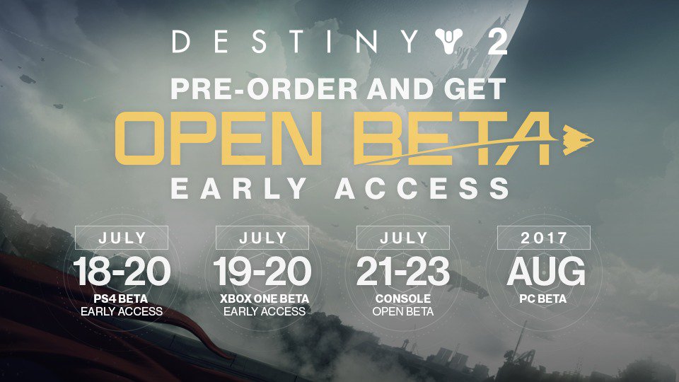 Destiny2 Ps4のベータは7月18日から23日まで 開催期間詳細が公開 ゲーム攻略のまるはし