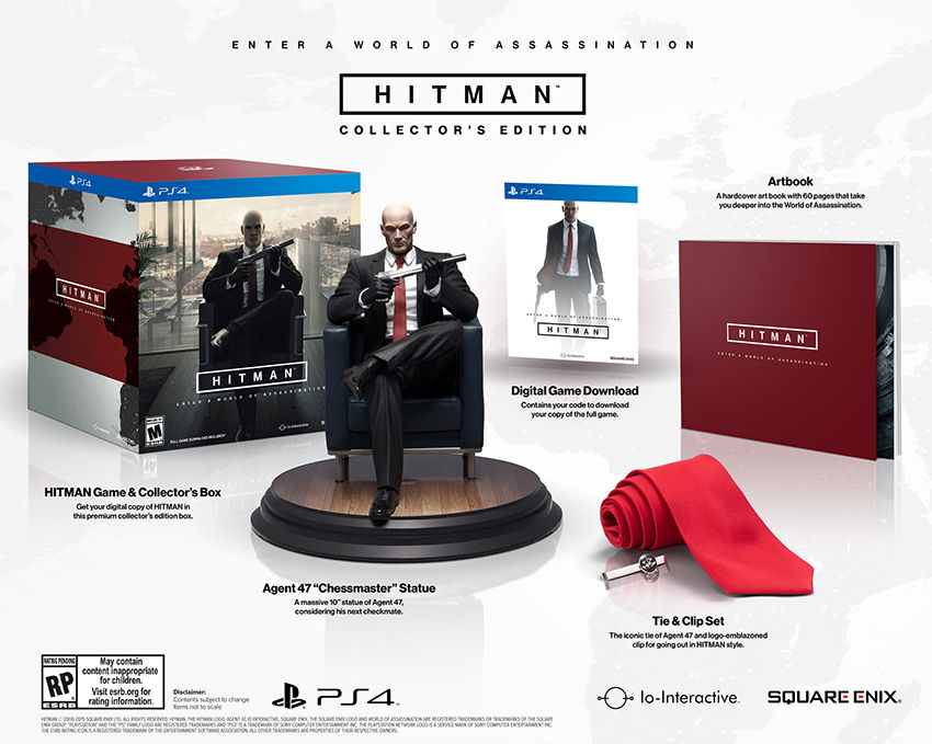 Hitman ヒットマン リアルエージェント47フィギュアがついてくるコレクターズエディションがリリース ゲーム攻略のまるはし