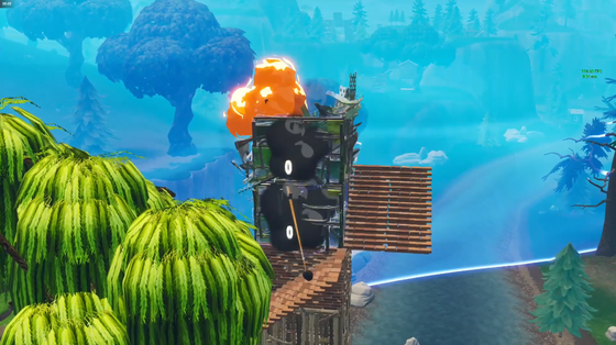 フォートナイト 隕石が落下しダメージを与えるように シーズン4まであと少し ゲーム攻略のまるはし