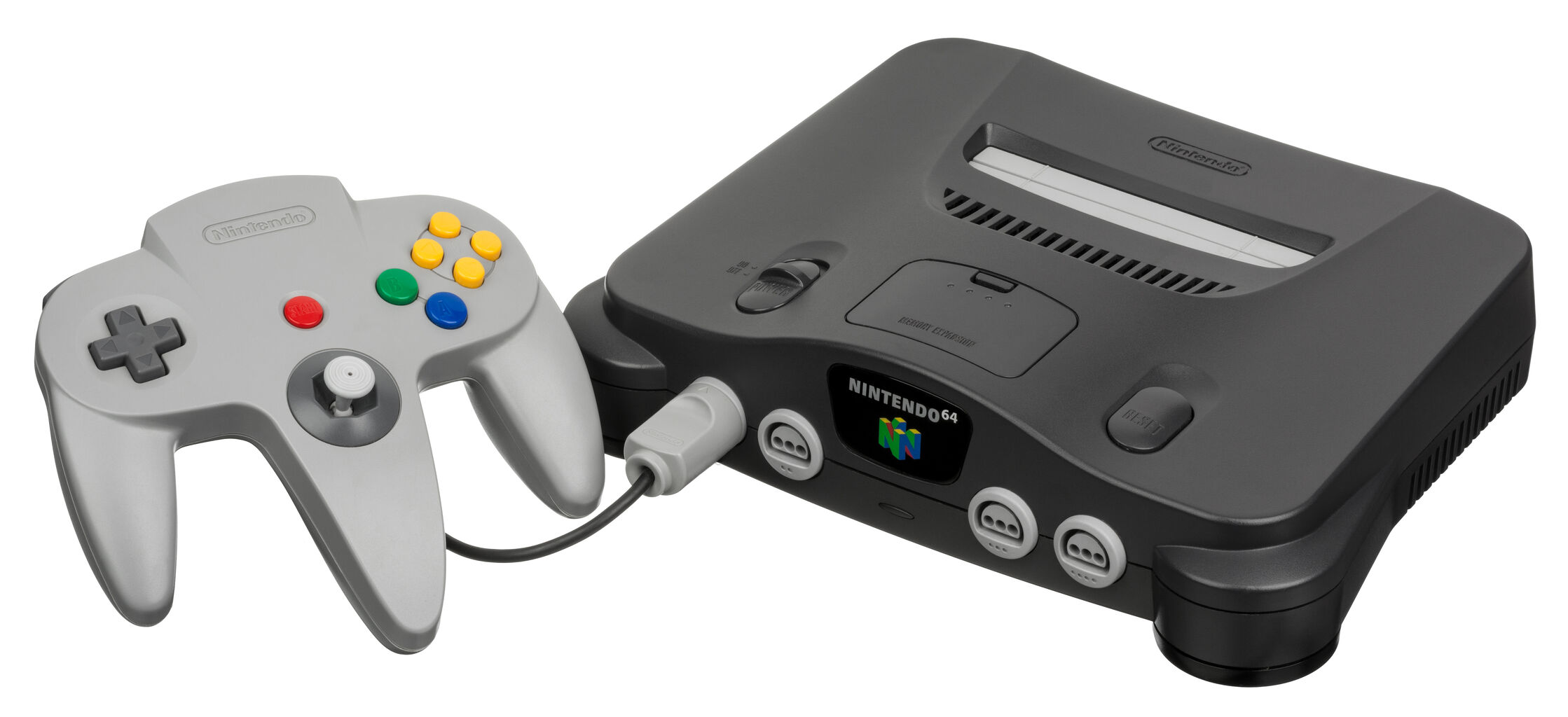 ゲーム Nintendo64 プレステ発売の2年後 1996年任天堂よりスーパーファミコンの後継機種として発売 本格的な3dゲーム に対応しつつロムカセット式を継承した家庭用ゲーム機 ゲーマーズroom