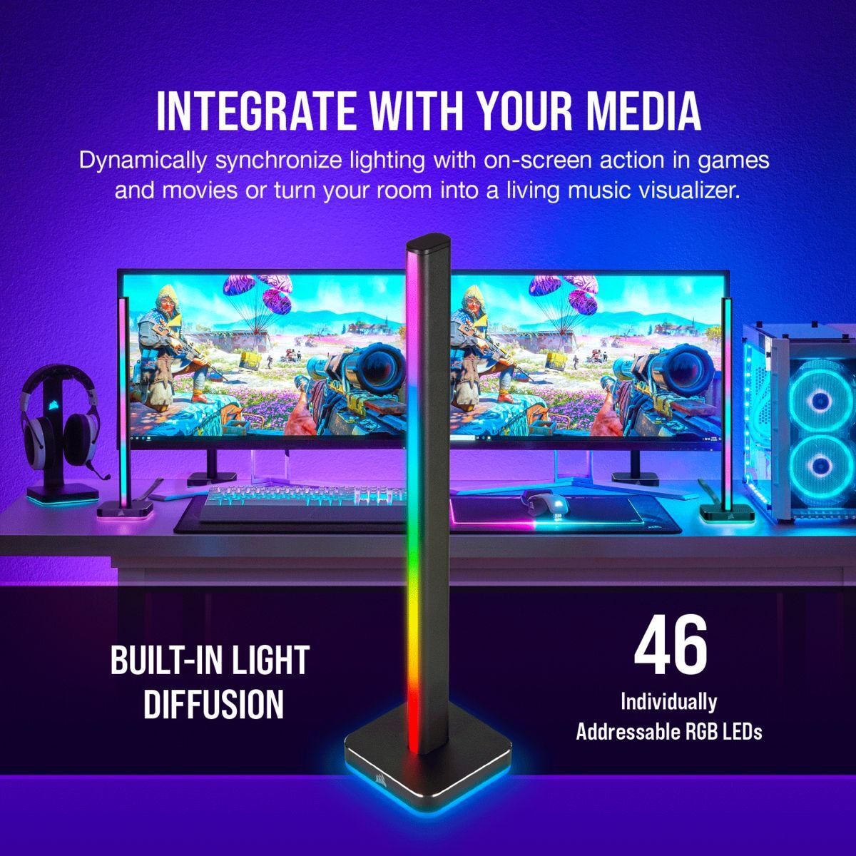 Pcに繋げてゲームや音楽に合わせて虹色に光る ゲーミング棒 が発売 ゲーマーズroom