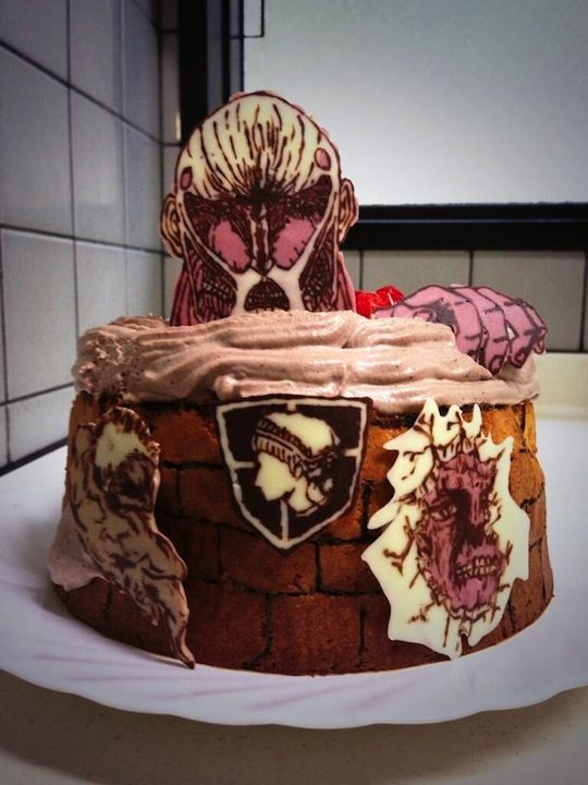 アニメ 進撃の巨人 の女性ファンが作ったケーキがクオリティ高すぎ 特報ガジェq