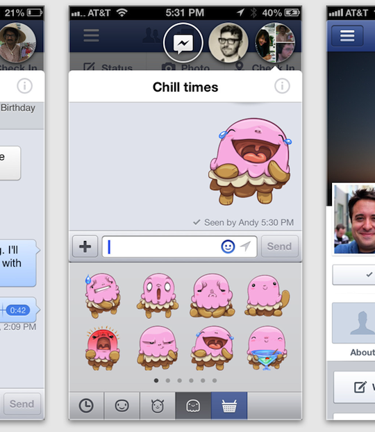 Facebookスタンプ