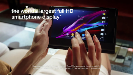 Xperia Z Ultra フルHDディスプレイ