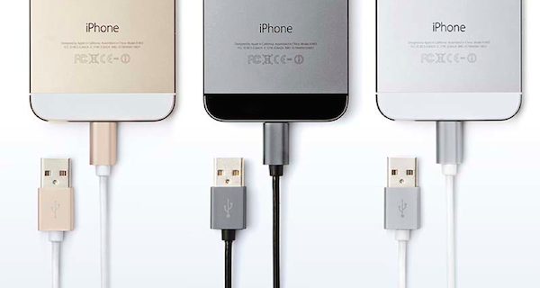 iPhone5s ライトニングケーブル アルミカバー3色 2