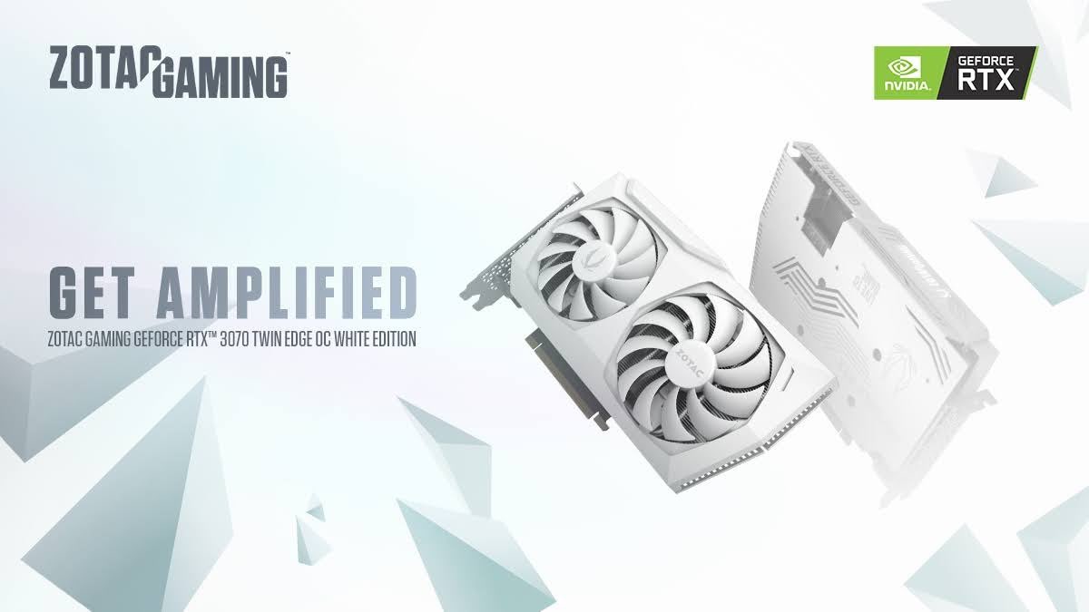 白いやつが来る! ZOTAC GAMING GeForce RTX 3070 Twin Edge OC 白いやつが来る! ZOTAC GAMING GeForce RTX 3070 Twin Edge OC