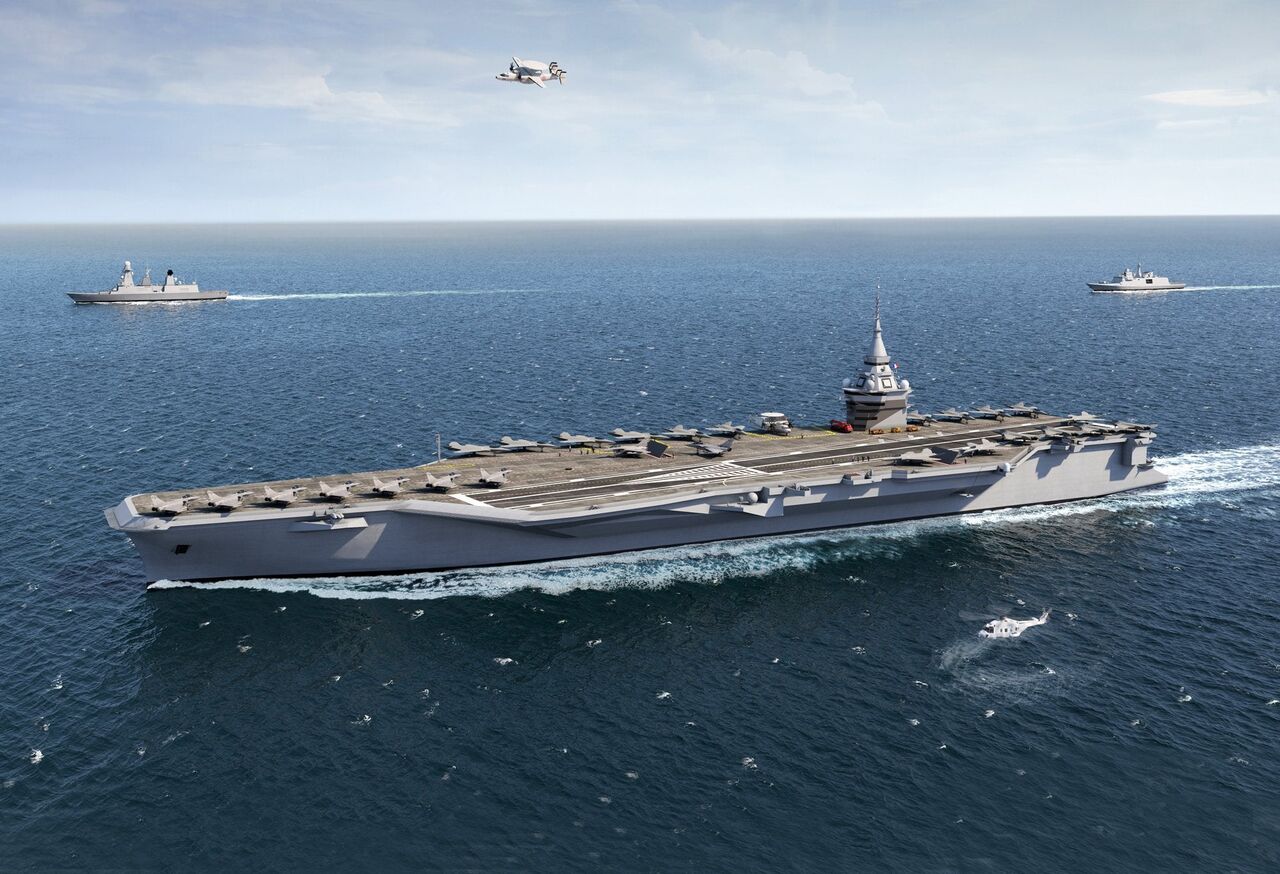 【ﾌｧﾝｻﾏﾘｨ】フランス　全長310mの原子力空母　艦名「自由フランス」 2038年に就役へ