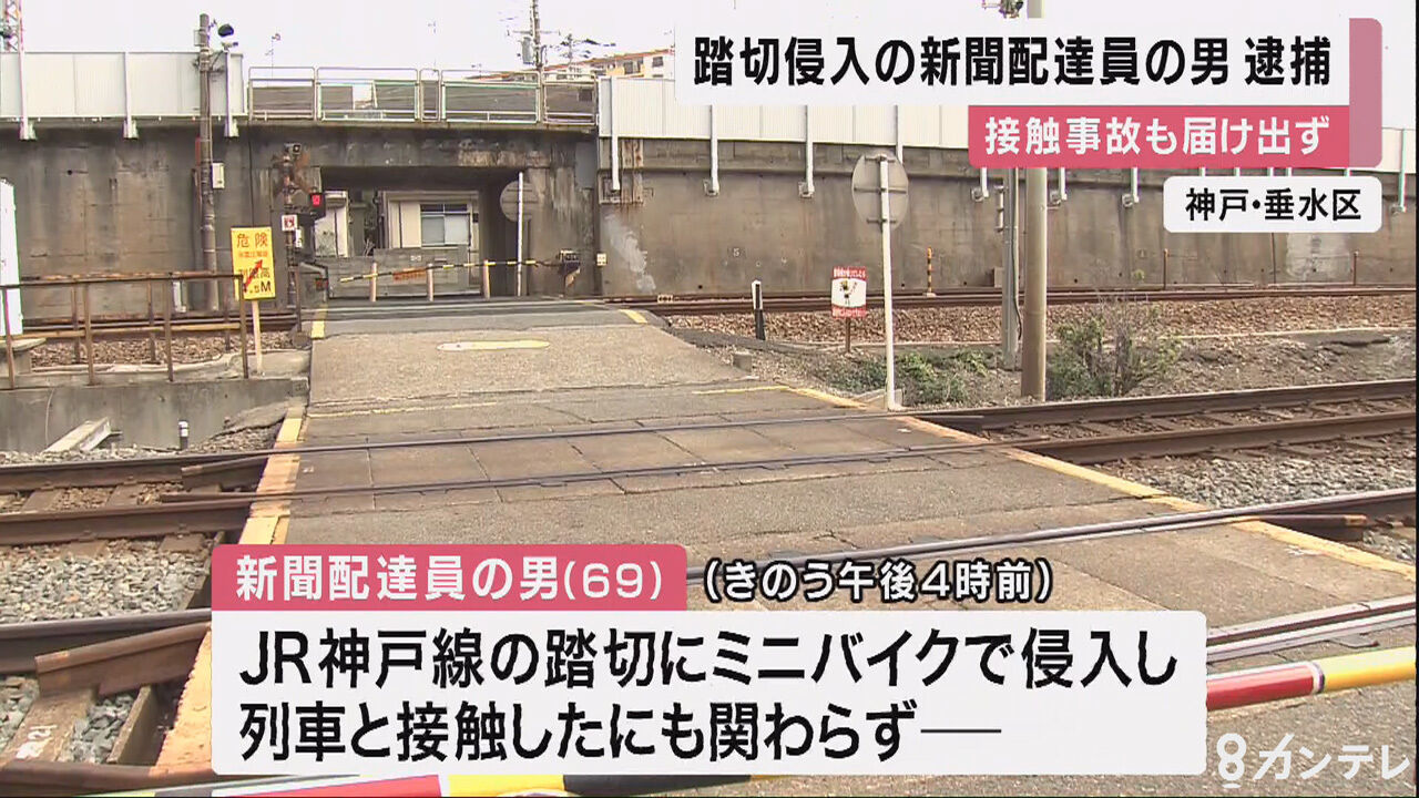 最強か バイクが列車に接触するも そのまま走り去った新聞配達員 69 を逮捕 ファンサマリィ 最強か バイクが列車に接触するも そのまま走り去った新聞配達員 69 を逮捕 ファンサマリィ