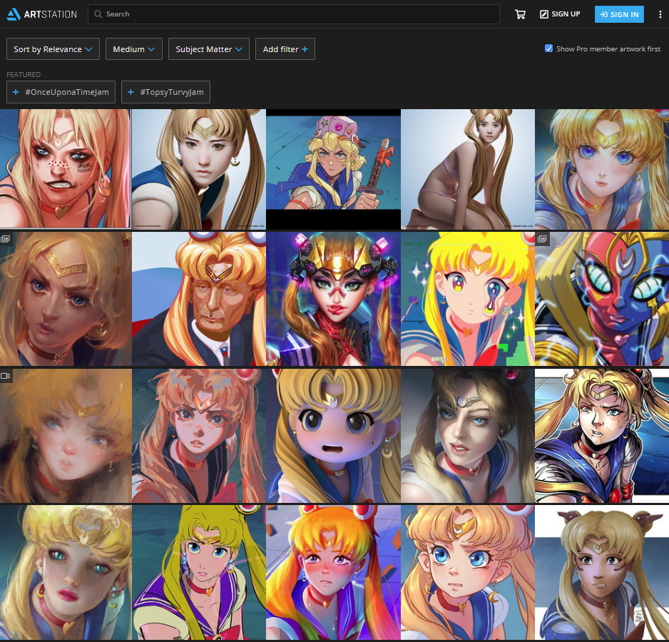 セーラームーンを自分の絵柄で描く セーラームーンチャレンジ が世界的にバズる 日本人も参戦 楳図先生にも参加して欲しいｗ ファンサマリィ