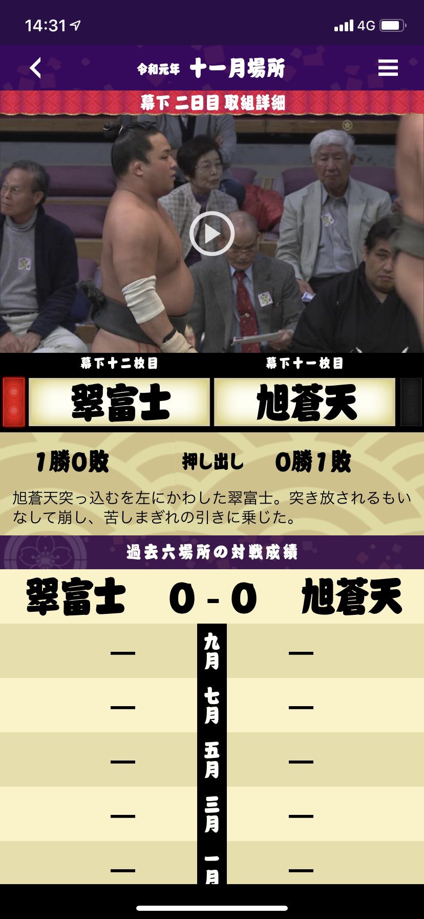 取組 動画 大相撲