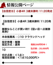 複勝マーベラス