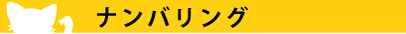 ナンバリング