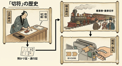 切符って、いつから使われている言葉だろう…