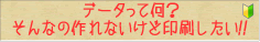 印刷データでなに