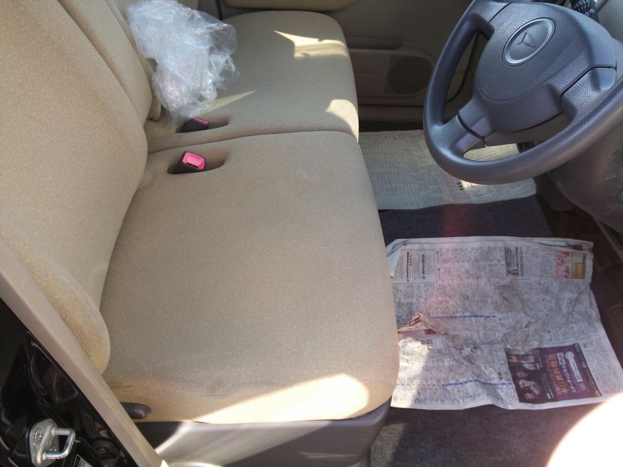 ダイハツ タント 運転席シート 座面 切れ破れ リペア ｇａｒａｇｅ３１０ ガレージ さんいちまる Blog